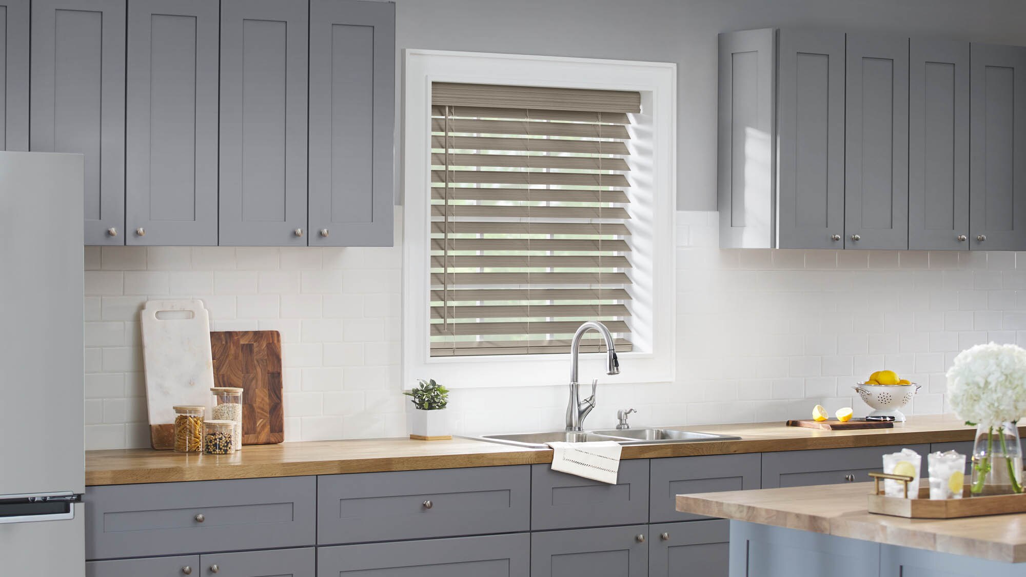 American Blinds: Advantage Cordless 2 1/2 Inch Faux Wood Blinds
